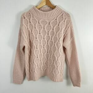 MOTH Knit Sweater Royal Baby Alpaca Wool Blend Women Medium